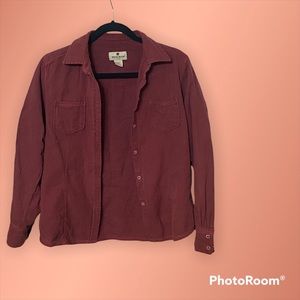 Woolrich black cherry flannel
